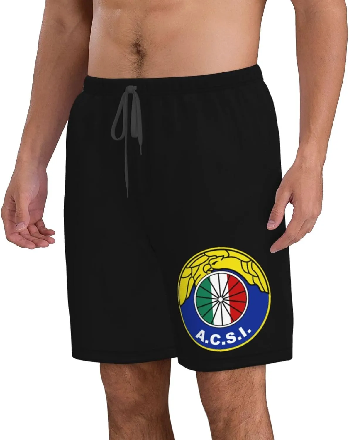 Rionegro Águilas Men's Beach Pants Board Shorts Quick Dry Swim Trunks with Pockets