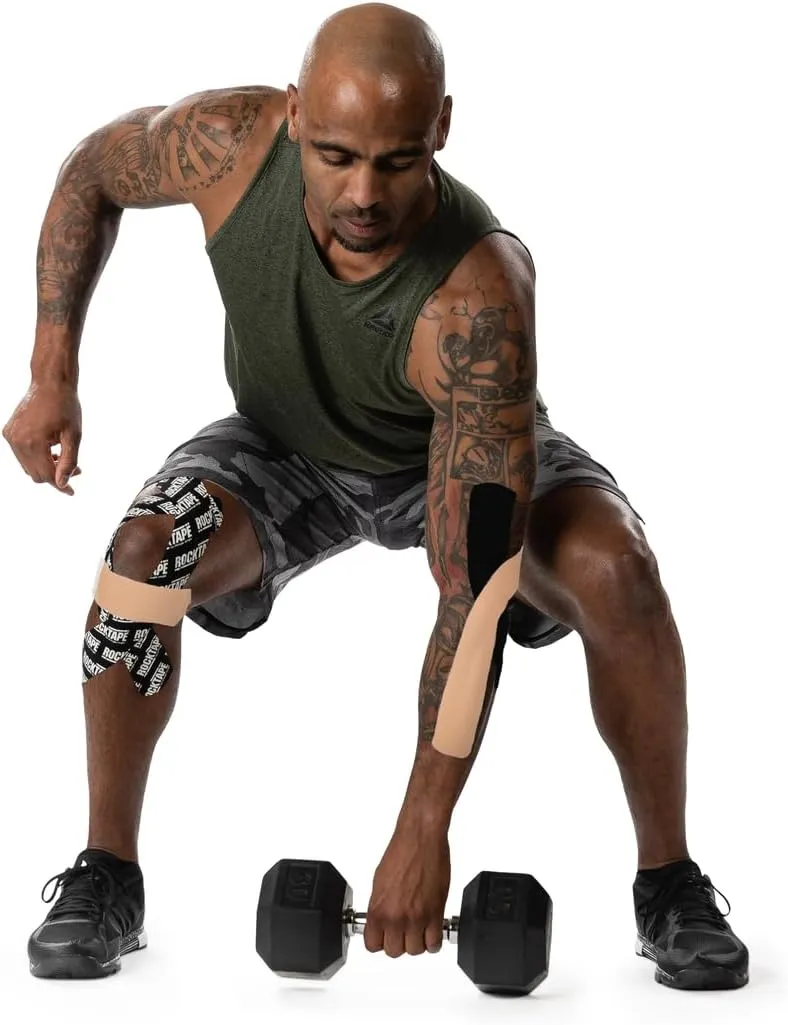 RockTape Original 2-Inch Water-Resistant Kinesiology Tape