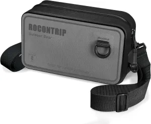 ROCONTRIP 100% Waterproof Dry Bag, Dry Waist Pack with Airtight Zipper Adjustable Strap Sling Bag Lightweight Crossbody Dry Bag for Kayaking Snorkelling and Swimming