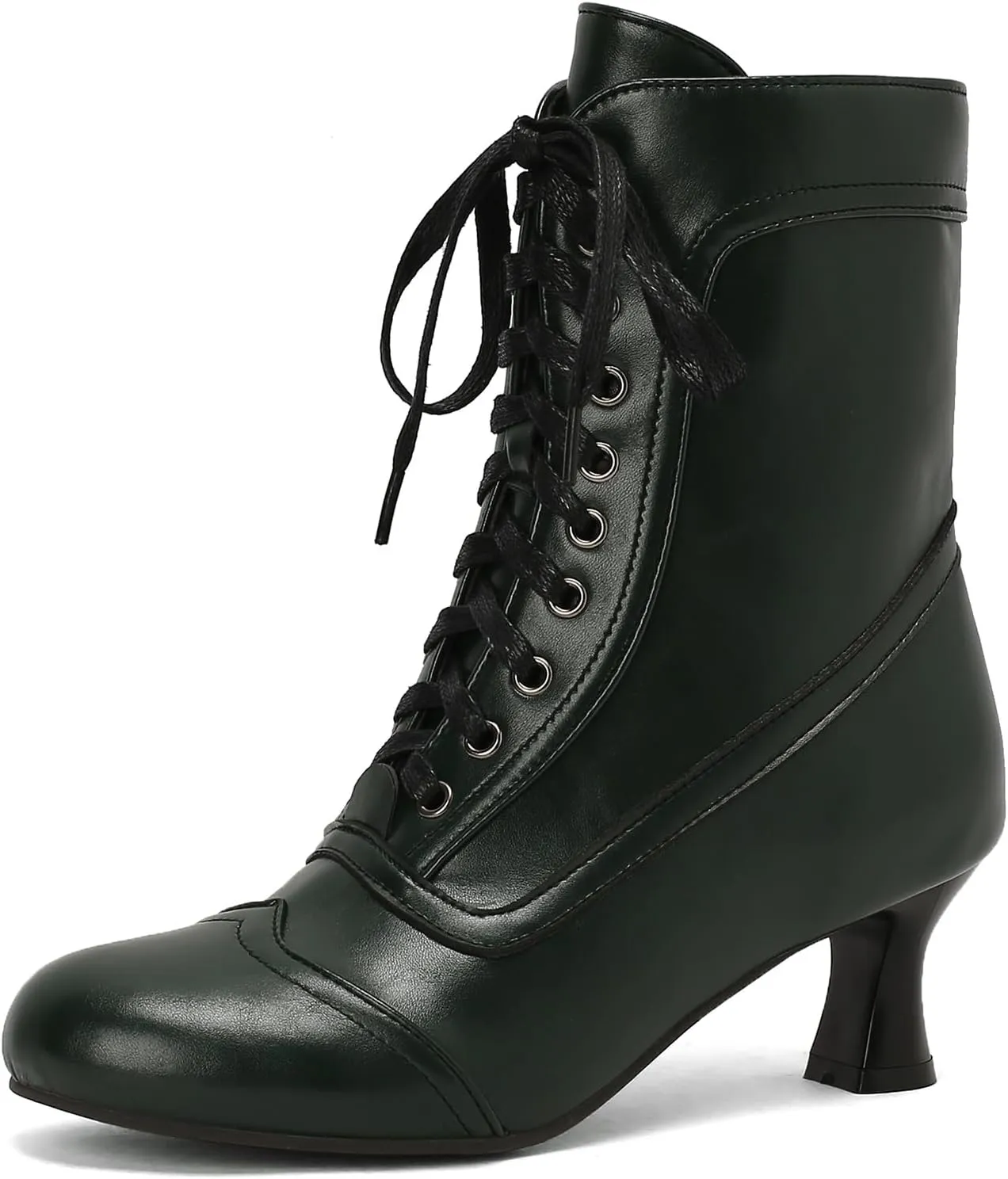Roimaash Vintage Women's Ankle-High Booties Victorian Boots