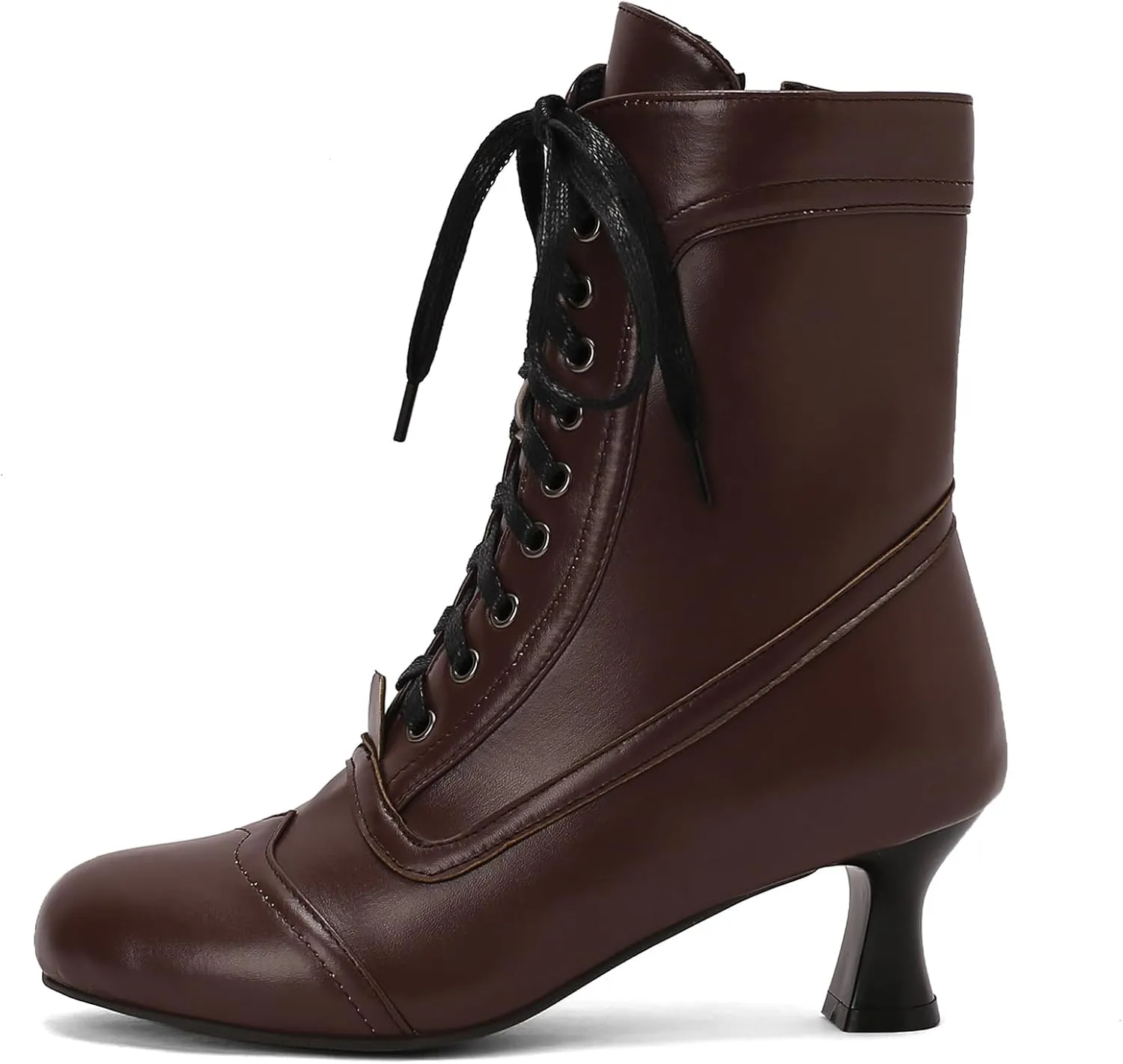 Roimaash Vintage Women's Ankle-High Booties Victorian Boots