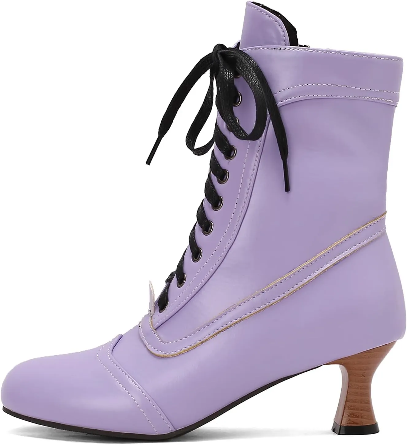 Roimaash Vintage Women's Ankle-High Booties Victorian Boots