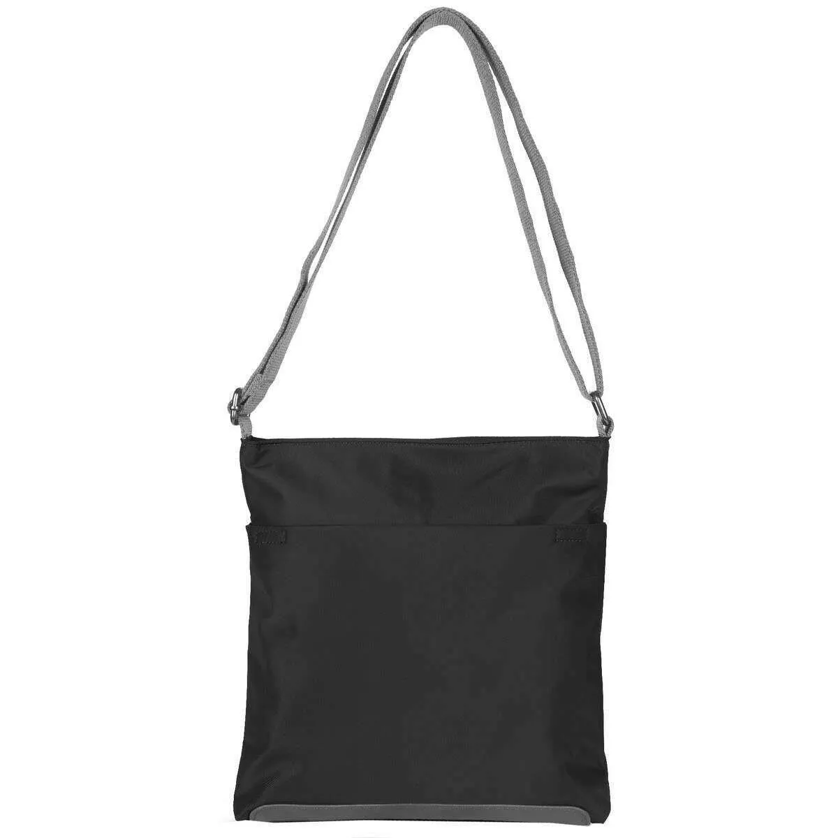Roka Kennington B Medium Sustainable Nylon Cross Body Bag - Black
