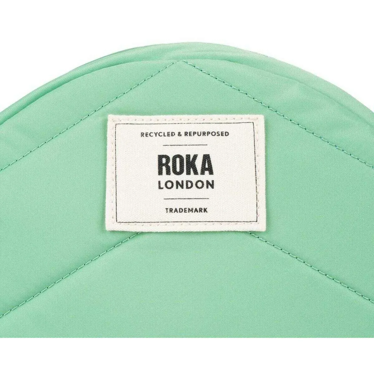 Roka Paddington B Small Recycled Nylon Crossbody Bag - Matcha Green
