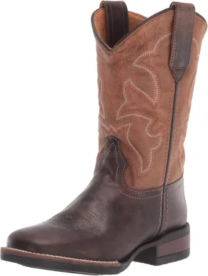 ROPER Unisex-Child Monterey Square Toe Cowboy Boots (Little Kid) Western
