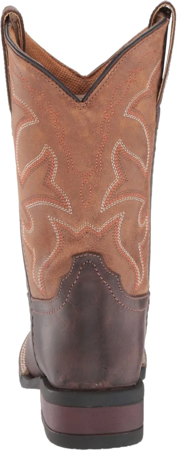 ROPER Unisex-Child Monterey Square Toe Cowboy Boots (Little Kid) Western