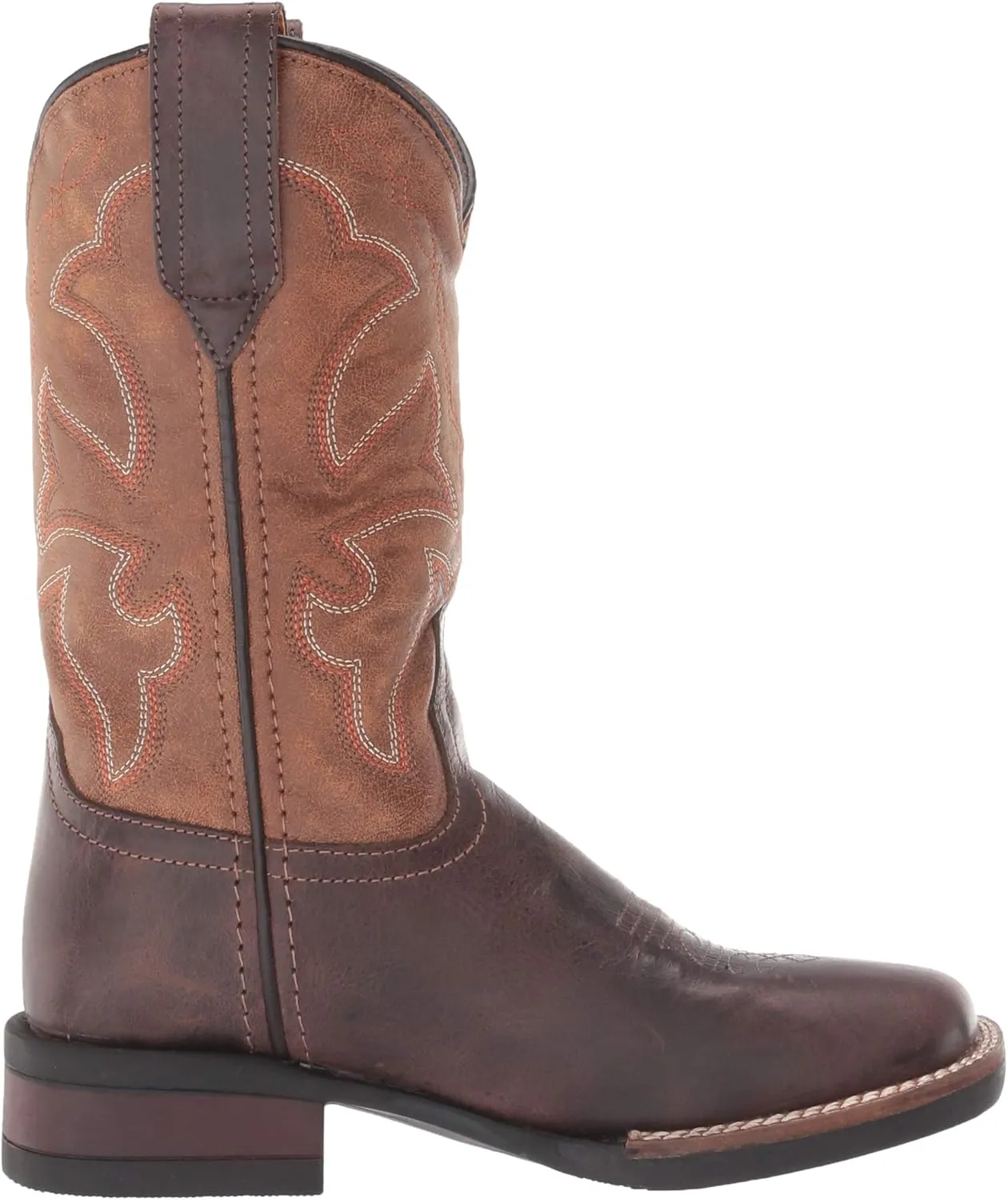 ROPER Unisex-Child Monterey Square Toe Cowboy Boots (Little Kid) Western