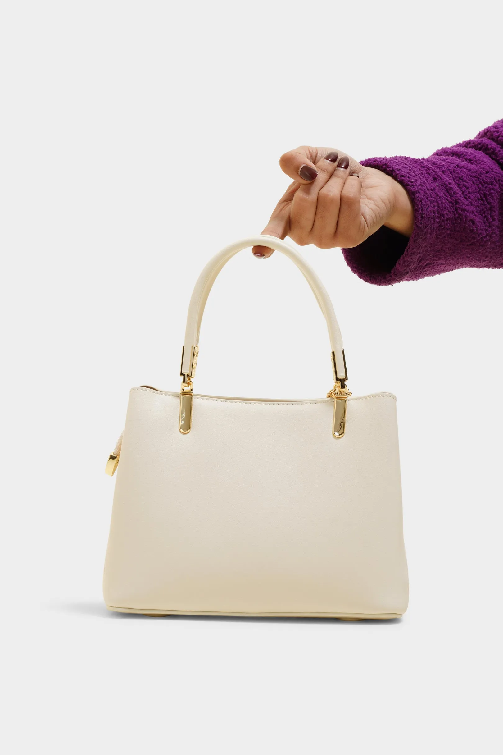 Ruby white purse