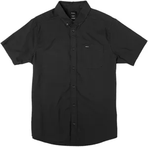 RVCA Men's Short Sleeve Button Down Oxford Shirt