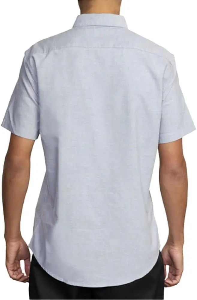 RVCA Mens Slim Fit That'll Do Traditional Woven Shirt