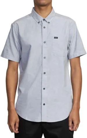 RVCA Mens Slim Fit That'll Do Traditional Woven Shirt