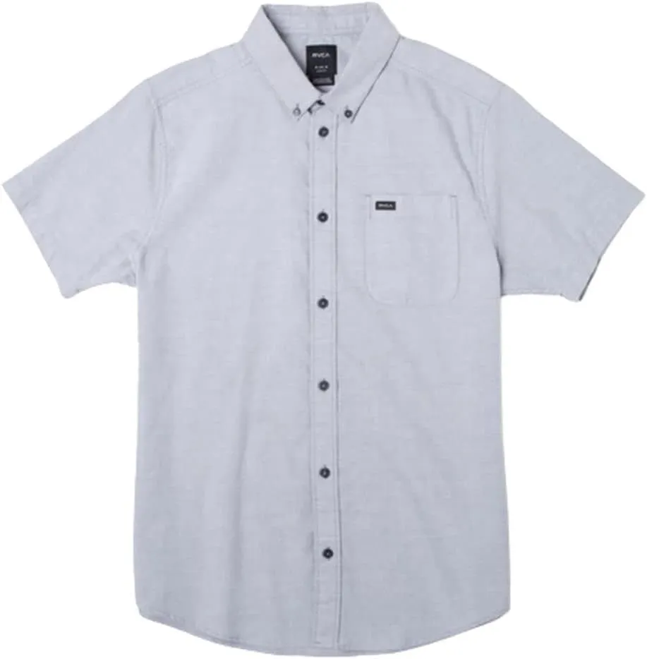 RVCA Mens Slim Fit That'll Do Traditional Woven Shirt