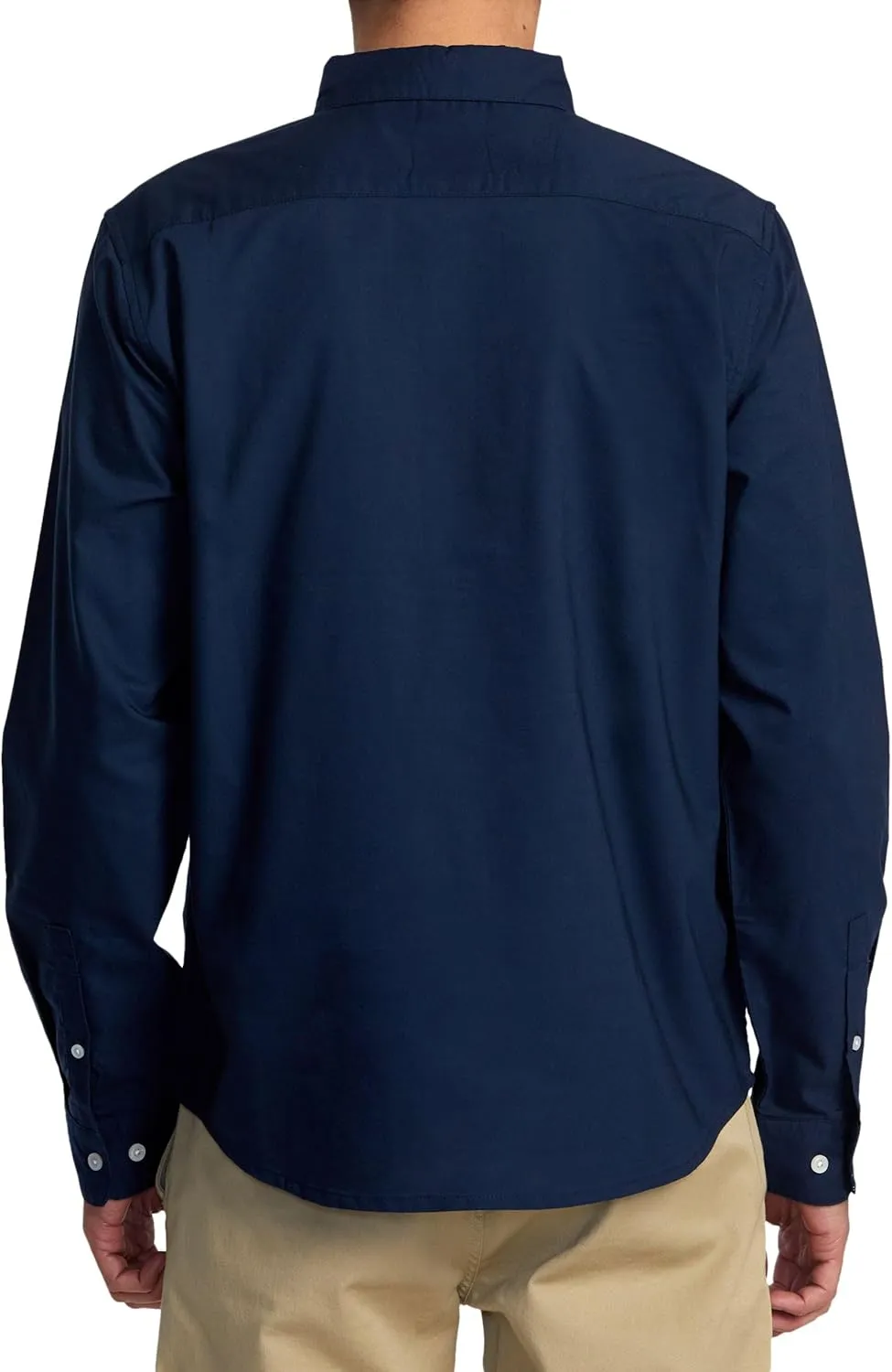 RVCA Men's Thatll Do Stretch Long Sleeve Woven Button Front Shirt