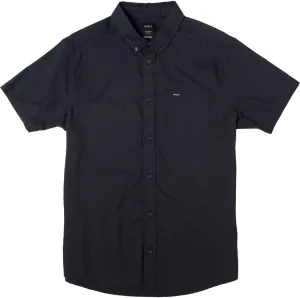 RVCA Men's Thatll Do Stretch Short Sleeve Woven Button Front Shirt