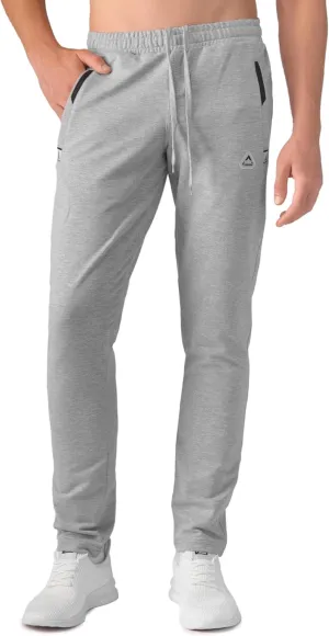 SCR 30/33/36 Inseam Mens Sweatpants with Pockets Tapered Joggers Men Slim Fit Open Bottom Pants Tall, Extra Long