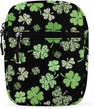 Shamrock Clover Green St. Crossbody Bag Small Shoulder Bag Waterproof, Lightweight And Convenient