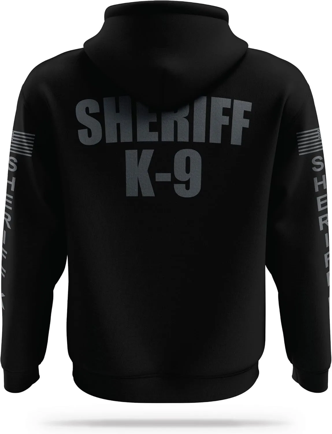 SHERIFF K9 Performance Hoodie | USA Patriotic Apparel | 100% Polyester, Moisture-Wicking Quick Dry Comfort.