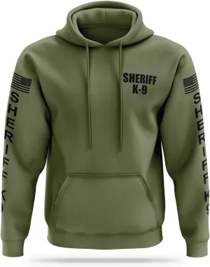 SHERIFF K9 Performance Hoodie | USA Patriotic Apparel | 100% Polyester, Moisture-Wicking Quick Dry Comfort.
