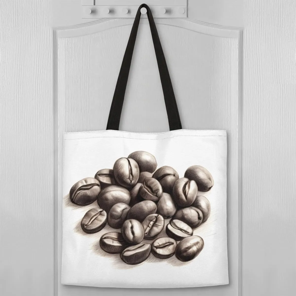 Shooting Stars At Night Canvas Tote Bag for Women Men Stylish Tote Handbag Shoulder Bag Reusable Grocery Bag