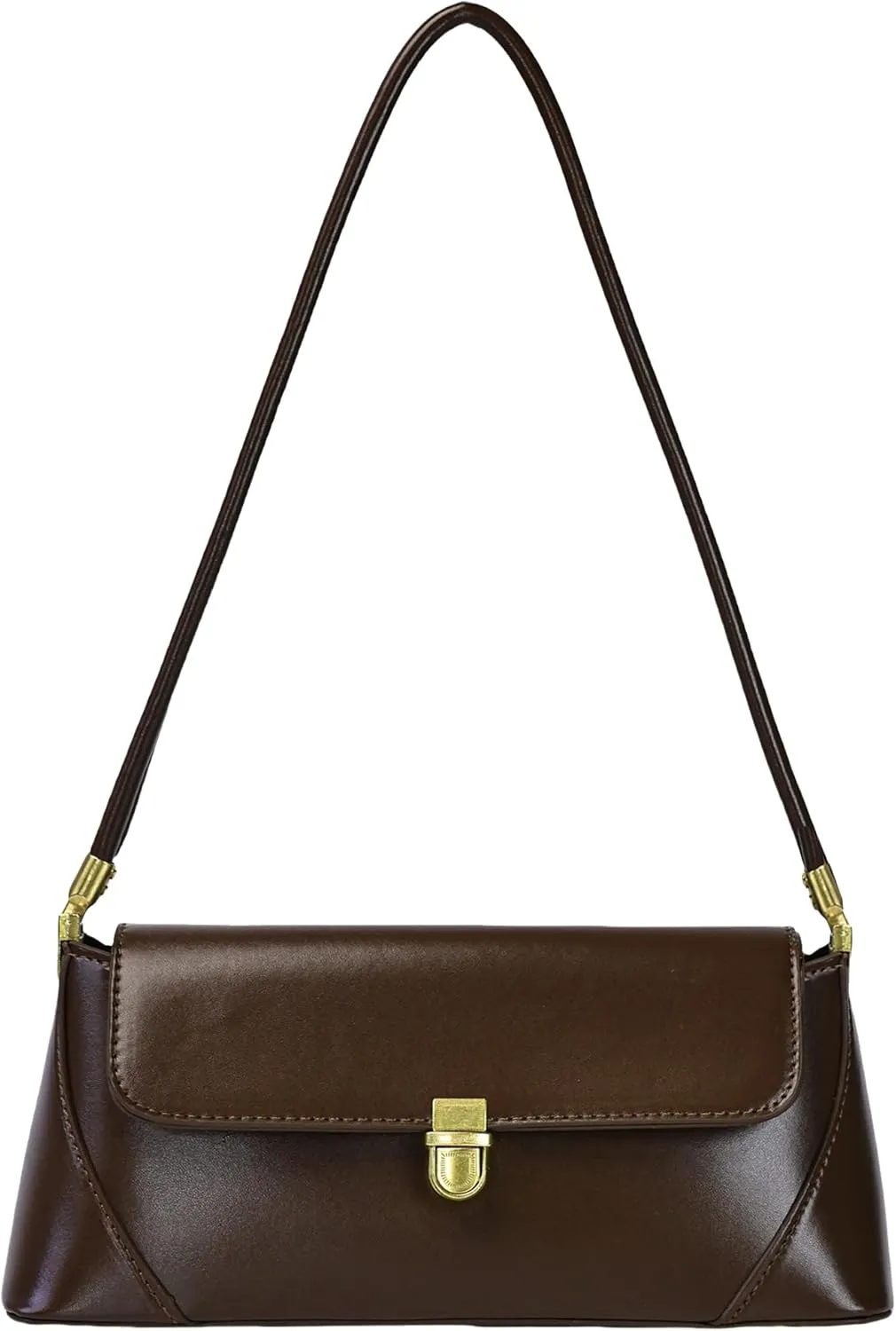 Shoulder Bag for Women Vintage Purse Leather Handbags Small Tote Bags with Buckle Closure