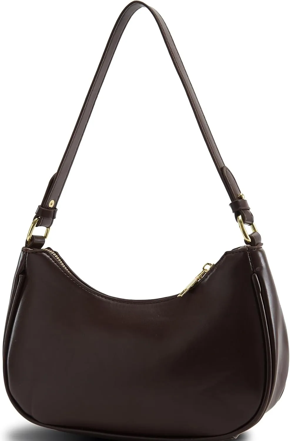 Shoulder Bag for Women Y2K Trendy Hobo Handbags Purse Vegan Leather Clutch Handbag with 2 Adjustable Removable Straps