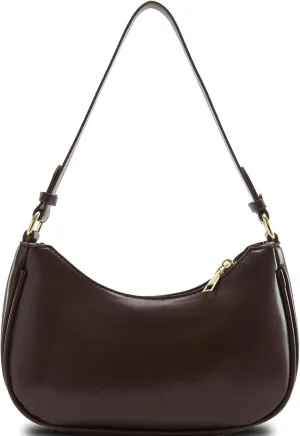 Shoulder Bag for Women Y2K Trendy Hobo Handbags Purse Vegan Leather Clutch Handbag with 2 Adjustable Removable Straps