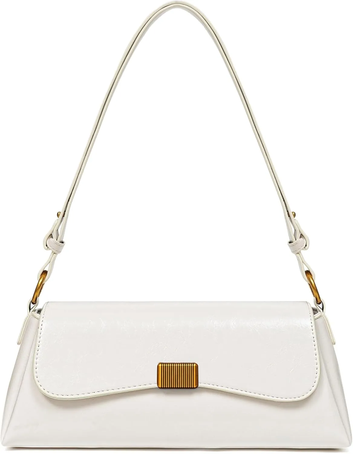 Shoulder Bag for Women Y2K Trendy Underarm Purse， Vegan Leather Clutch Hobo Handbags