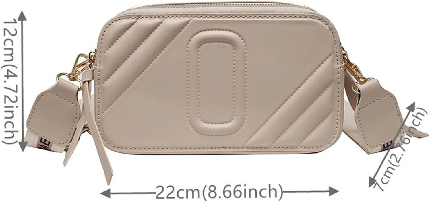 Shoulder Bag Vintage Women Crossbody Bag - Soft PU Leather Handbags for Women - Designer Small Messenger Shoulder Bag(Pink)