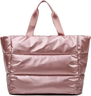 Shoulder Bag Women's Waterproof Nylon Shoulder Bag - Lightweight Cotton Feather Handbag for Winter
