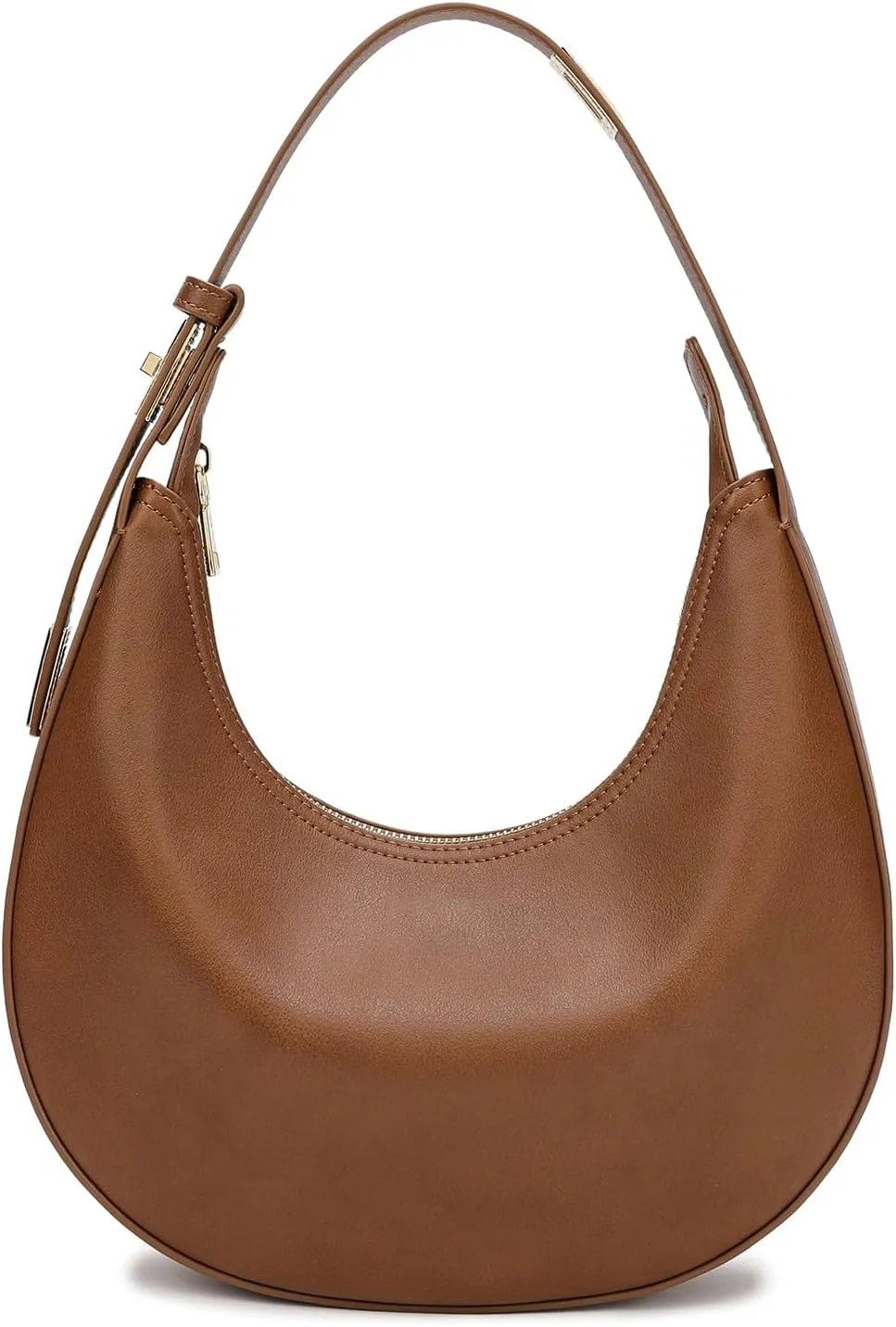 Shoulder Handbags 3 Ways Adjust Strap Shoulder Bag for Women Waterproof Leather Zip Closure Clutche Purses Hobo Bags