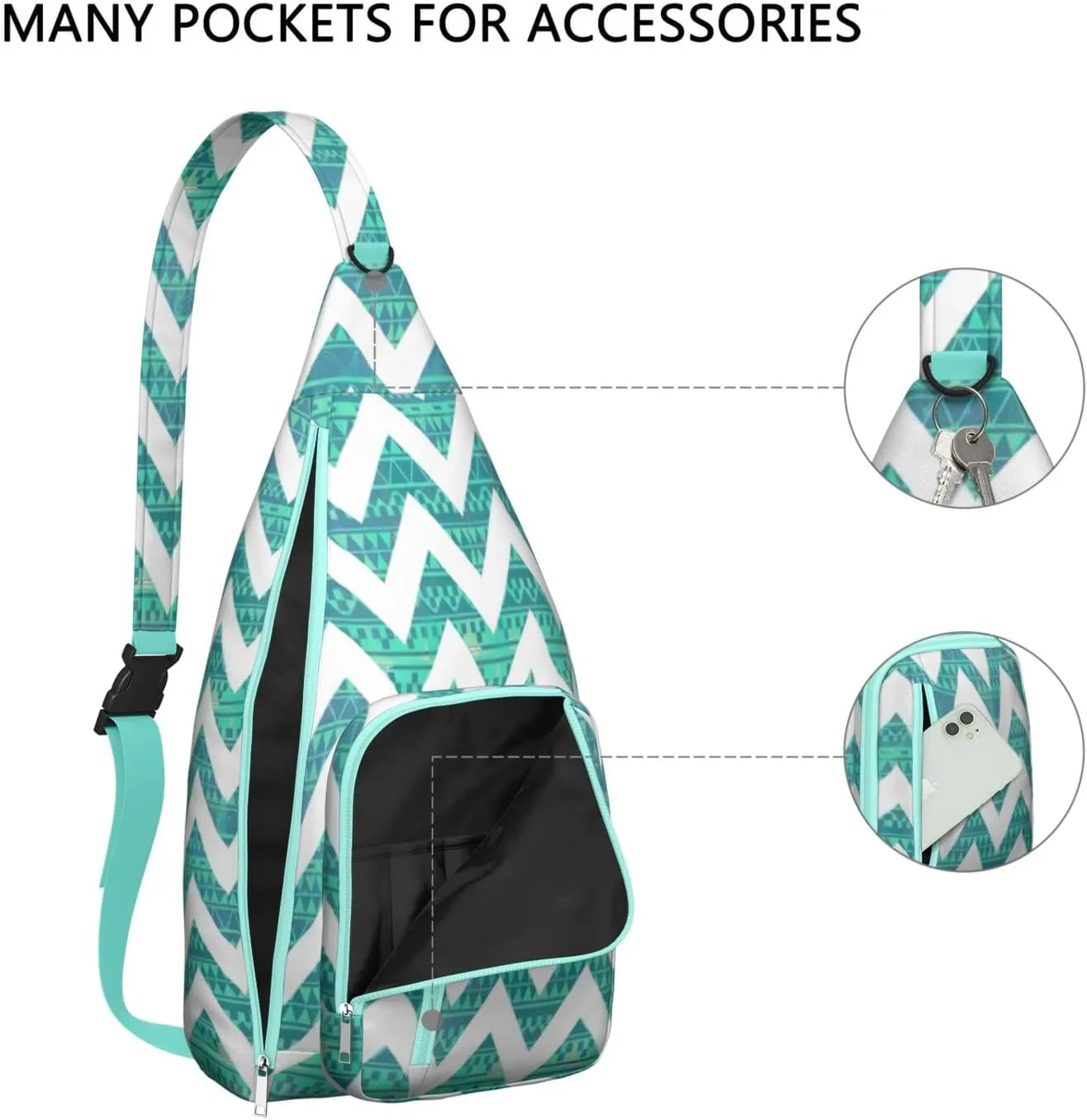 Shoulder Sling Crossbody Casual Chest Bag For Travel Sports Running,Backpack for Men & Women Lightweight Sports BagCrossbody Concealed Carry,Abstract Shoulder Bag Waterproof Chest Bag
