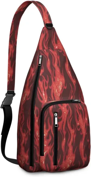 Shoulder Sling Crossbody Casual Chest Bag For Travel Sports Running,Backpack for Men & Women Lightweight Sports BagCrossbody Concealed Carry,Abstract Shoulder Bag Waterproof Chest Bag