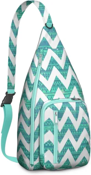Shoulder Sling Crossbody Casual Chest Bag For Travel Sports Running,Backpack for Men & Women Lightweight Sports BagCrossbody Concealed Carry,Abstract Shoulder Bag Waterproof Chest Bag