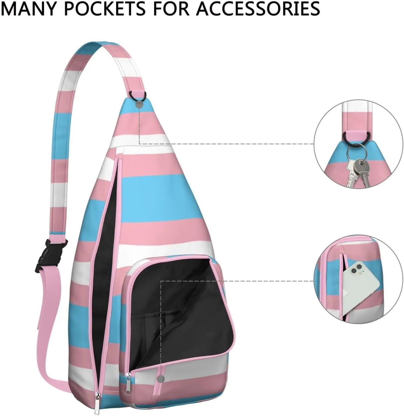 Shoulder Sling Crossbody Casual Chest Bag For Travel Sports Running,Backpack for Men & Women Lightweight Sports BagCrossbody Concealed Carry,Abstract Shoulder Bag Waterproof Chest Bag