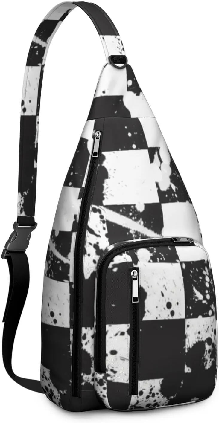 Shoulder Sling Crossbody Casual Chest Bag For Travel Sports Running,Backpack for Men & Women Lightweight Sports BagCrossbody Concealed Carry,Abstract Shoulder Bag Waterproof Chest Bag