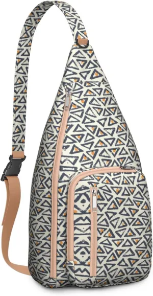 Shoulder Sling Crossbody Casual Chest Bag For Travel Sports Running,Backpack for Men & Women Lightweight Sports BagCrossbody Concealed Carry,Abstract Shoulder Bag Waterproof Chest Bag