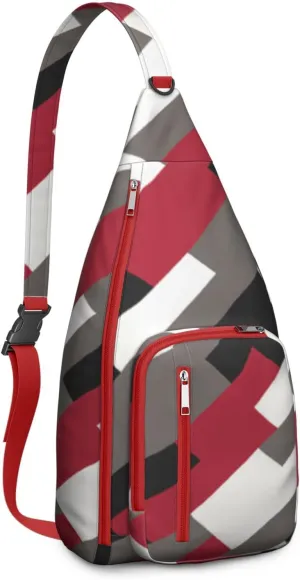 Shoulder Sling Crossbody Casual Chest Bag For Travel Sports Running,Backpack for Men & Women Lightweight Sports BagCrossbody Concealed Carry,Color Shoulder Bag Waterproof Chest Bag