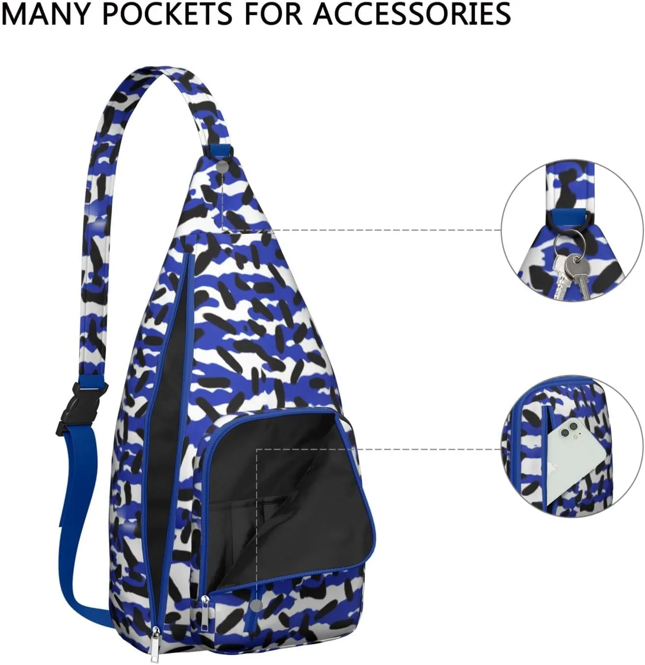 Shoulder Sling Crossbody Casual Chest Bag For Travel Sports Running,Backpack for Men & Women Lightweight Sports BagCrossbody Concealed Carry,Fashion Shoulder Bag Waterproof Chest Bag