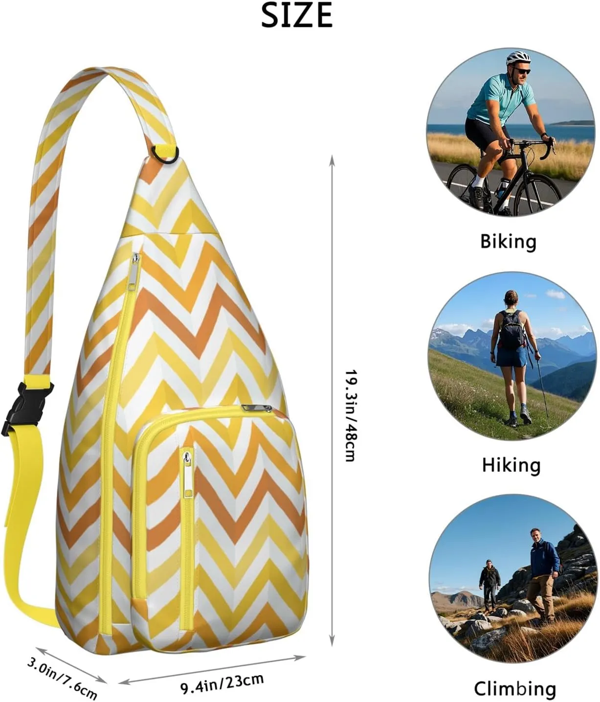 Shoulder Sling Crossbody Casual Chest Bag For Travel Sports Running,Backpack for Men & Women Lightweight Sports BagCrossbody Concealed Carry,Fashion Shoulder Bag Waterproof Chest Bag