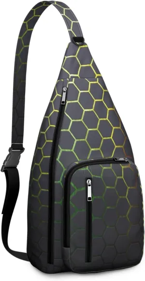 Shoulder Sling Crossbody Casual Chest Bag For Travel Sports Running,Backpack for Men & Women Lightweight Sports BagCrossbody Concealed Carry,Fashion Shoulder Bag Waterproof Chest Bag
