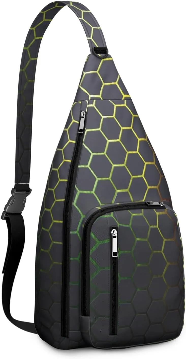 Shoulder Sling Crossbody Casual Chest Bag For Travel Sports Running,Backpack for Men & Women Lightweight Sports BagCrossbody Concealed Carry,Fashion Shoulder Bag Waterproof Chest Bag