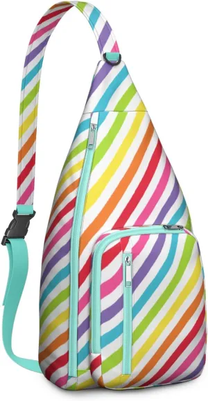 Shoulder Sling Crossbody Casual Chest Bag For Travel Sports Running,Backpack for Men & Women Lightweight Sports BagCrossbody Concealed Carry,Fashion Shoulder Bag Waterproof Chest Bag