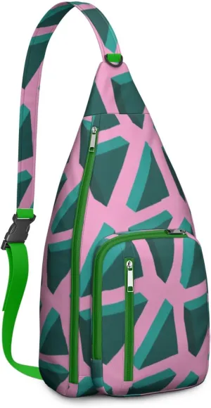Shoulder Sling Crossbody Casual Chest Bag For Travel Sports Running,Backpack for Men & Women Lightweight Sports BagCrossbody Concealed Carry,Fashion Shoulder Bag Waterproof Chest Bag