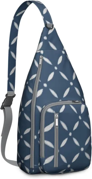 Shoulder Sling Crossbody Casual Chest Bag For Travel Sports Running,Backpack for Men & Women Lightweight Sports BagCrossbody Concealed Carry,Plaid Shoulder Bag Waterproof Chest Bag