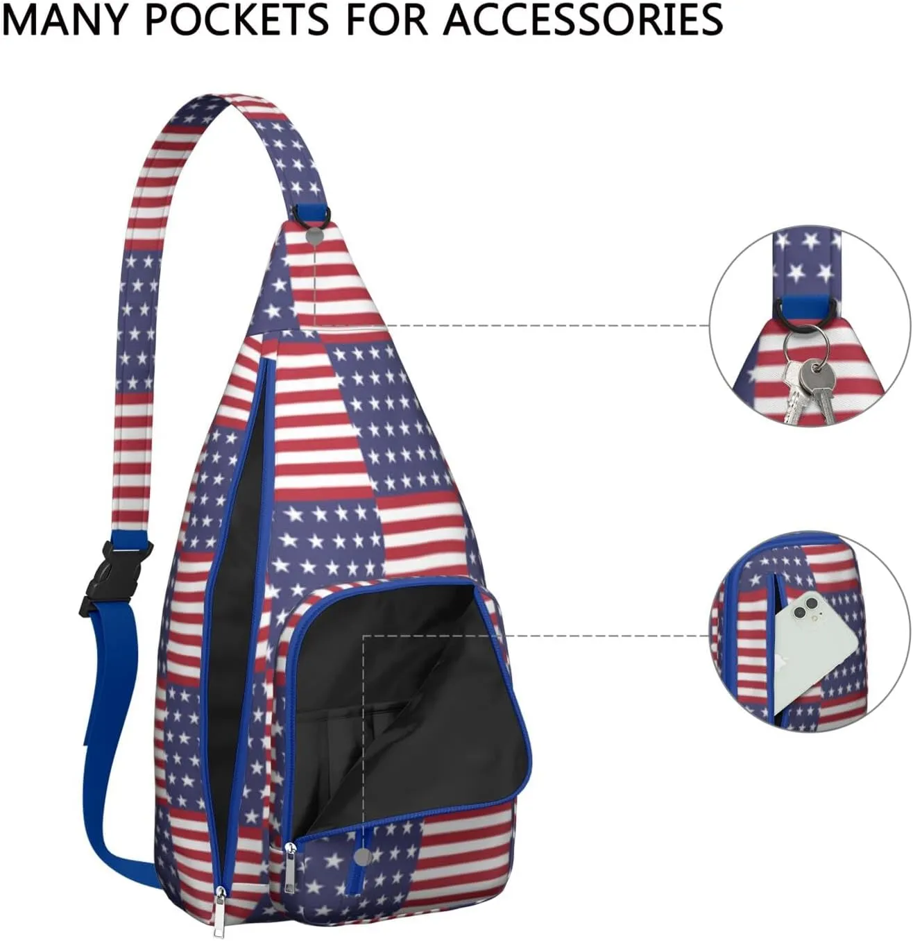 Shoulder Sling Crossbody Casual Chest Bag For Travel Sports Running,Backpack for Men & Women Lightweight Sports BagCrossbody Concealed Carry,Plaid Shoulder Bag Waterproof Chest Bag