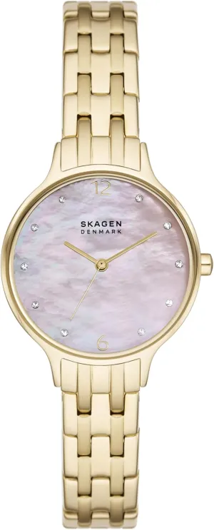 Skagen Anita Women's Watch with Stainless Steel Bracelet, Mesh or Leather Band