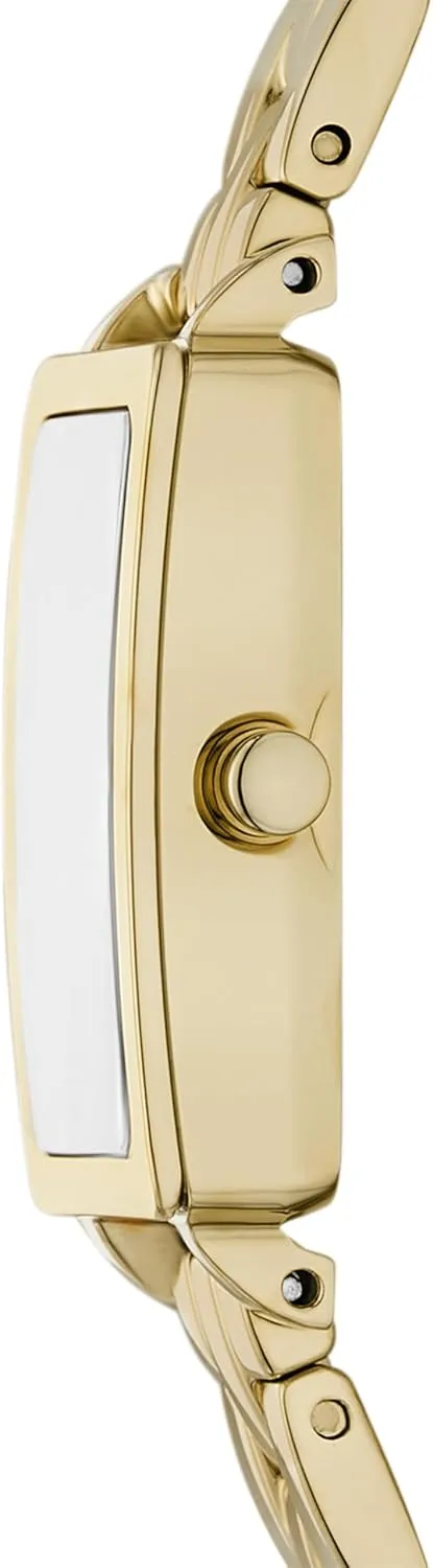 Skagen Hagen Rectangular Case Women's Watch with Stainless Steel Bracelet, Mesh or Leather Band