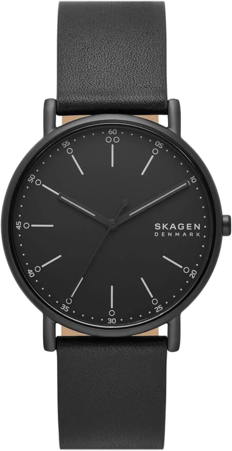 Skagen Signatur Minimalist Men's Watch with Stainless Steel Bracelet, Mesh or Leather Band
