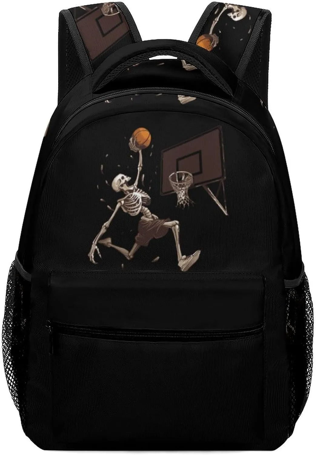 Skeleton Basketball Slam Dunk Travel Backpack for Men Women Lightweight Computer Laptop Bag Casual Daypack