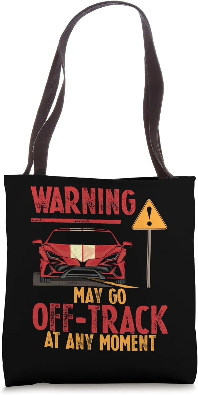 Slot Car Go Off-Track Remote Controlled Car Controller Tote Bag